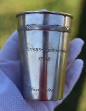 Germany WW2 Commemorative Cup of the War Christmas 1939 Your Father - 800 Silver picture