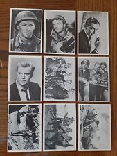 1963 DONRUSS COMBAT TRADING CARD SET SERIES 1 COMPLETE CREASE FREE & CLEAN BACKS picture