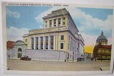 Vintage Postcard Christian Science Publishing Building Boston MA Posted 1937 picture