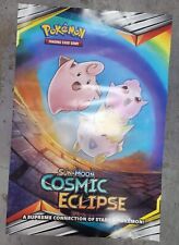 2019 Pokemon Sun Moon Cosmic Eclipse Poster Togepi & Cleffa & Igglybuff  36