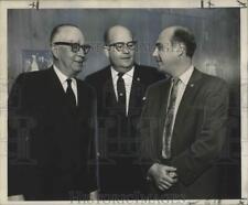 1961 Press Photo Crowdus Baker, T. Sterling Dunn, Edgar B. Stern, Weiss Award picture