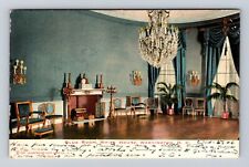 Washington DC, Blue Room, White House, Antique, Vintage c1906 Souvenir Postcard picture