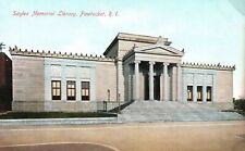 Vintage Postcard Sayles Memorial Library Landmark Pawtucket Rhode Island RI picture