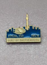 Vintage IBEW LU LOCAL UNION 353 LAPEL PIN International Brotherhood  picture