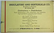 St Louis MO Insulating & Materials Co 1935 Blotter Green Broadway At Potomac picture