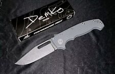 Demko Knives AD20 FULL SIZE Clip Point - Gray G10 / Slotted / CPM 3V- New picture