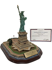Danbury Mint Lighted Commemorative Statue of Liberty Figurine picture