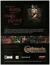 2003 Castlevania Lament Of Innocence Print Ad, Playstation 2 Video Game In Blood picture