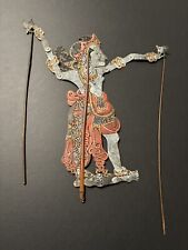 ANTIQUE INDONESIAN SHADOW PUPPET HANDCRAFTED WAYANG KULIT ART picture