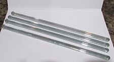 4 Vtg Glass Solid Glass Stirrers Swizzle Sticks Mixers Bar Ware Ball Top 8.5
