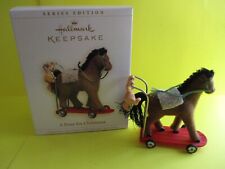 2006 Hallmark 9th A Pony for Christmas Replica Antique Riding Toy New MIB picture