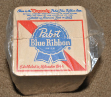 NOS Pabst Blue Ribbon Coasters Sleeved- 100 Count  picture