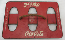 Vintage 1940s Coca-Cola Masonite 6 Pack Bottle Return Carrier picture