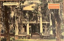 Natchez Mississippi Ante Bellum Home Famous Historic Mansion Postcard picture