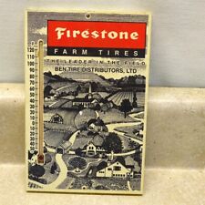 Antique Firestone Farm Tires Wall Thermometer, Ben Tire Distributors, LTD picture