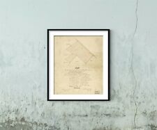 1873 Map| Plat of survey of land conveyed by Wm. D.C. Murdock to his daughters b picture
