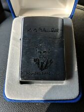 NEW Zippo Lighter NEW 1996 Founded 1932 G G Blaisdell chrome un-struck unfired picture