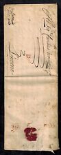 Stampless Merchant Cover 1668 from Marseille to Italy picture