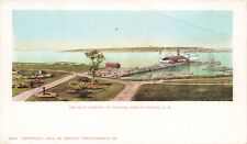 Isle of Shoals New Hampshire Boat Landing Oceanic Detroit Publish  Postcard LP08 picture