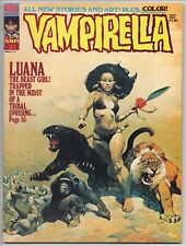 VAMPIRELLA #31 FRAZETTA March 1974 comic book WARREN magazine B&W/color/tints VF picture