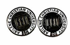 Vintage 10KT GF Abilene Christian Univ ACU Employee Service Award Lapel Pins picture