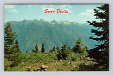 ID- Idaho, The Seven Devils, Antique, Vintage Souvenir Postcard picture