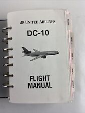 UNITED AIRLINES DC-10 Flight Manual - Boeing. 1996 picture