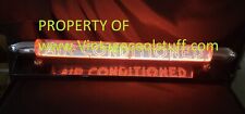RARE 1930's Tube-A-Lite AIR CONDITIONED Art Deco Restaurant Hotel Sign not neon picture