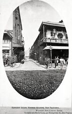 1878 SAN FRANCISCO CHINATOWN DISTRICT BARTLETT ALLEY (AKA: BECKETT ST.) NEGATIVE picture