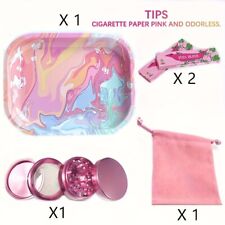 Tools Set 1 Rolling Tray 1 Grinder 2 Booklets Rolling paper,1 Storage bag - Temu picture