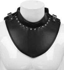 Men's Handmade Medieval Armor Gorget genme Leather Body Chest Harness D01/04 picture
