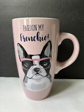 Tall Pink Coffee Mug French Bulldog Pardon My Frenchie Sheffield Home Dogs picture