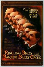 Circus Kings of All Time, Ringling Museum of the Circus, Sarasota, FL - Postcard picture