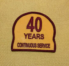 40 Years Continuous Service Fire Department Patch picture