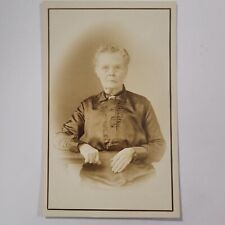 Mother Lady Seated Portrait Eye Glasses Clothing Hair Style Shoes RPPC Postcard picture