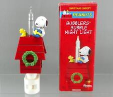 Roman Lights Christmas Snoopy Peanuts Bubbler Bubble Night Light Not Working NEW picture
