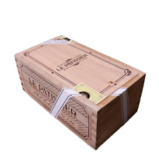 Le Patissier 6 1/2 x 44 Empty Wooden Cigar Box 7.25