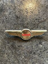 Vintage Comair Airlines Kid Wings Pilot Lapel Plastic Pin picture