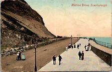 Scarborough Marine Drive Postcard Old View picture
