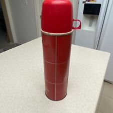 Vintage Revelation Red Plaid Thermos  Quart Size  Western Auto Supply  M5229 picture
