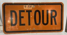 Retired Authentic Street Sign (Detour) 12