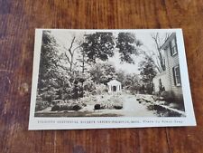 Vintage RPPC Postcard Photo Falmouth Historical Society Garden Edwin Gray Bx1-6 picture
