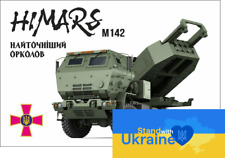 FLAG BANNER UKRAINE WAR 2022 - M142 HIMARS Artillery (#2) picture