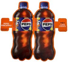 2 PACK SPECIAL - 2024 RELEASE BRAND NEW 20oz LITTLE CAESARS PEPSI PINEAPPLE picture