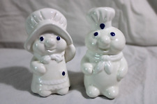Vintage, 1988, Pillsbury Doughboy, Poppin & Poppie, Salt and Pepper Shakers picture