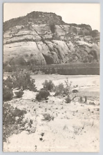 RPPC Lupton Arizona Painted Cliffs c1940 Real Photo Postcard picture