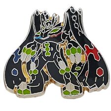 2016 Official Pokemon Collector's Pinback Zygarde Complete Form Gold Tone Black picture