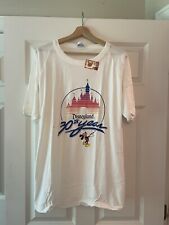 VINTAGE 1985 DISNEYLAND 30TH YEAR ANNIVERSARY T-SHIRT X-LARGE NWT picture