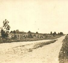 1900's RPPC Postcard Country Road Leading to Martin Farm Home Real Photo USA picture
