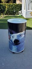RARE Vintage Coca Cola Polar Bear Stand Up cooler with drain plug by Glacier picture